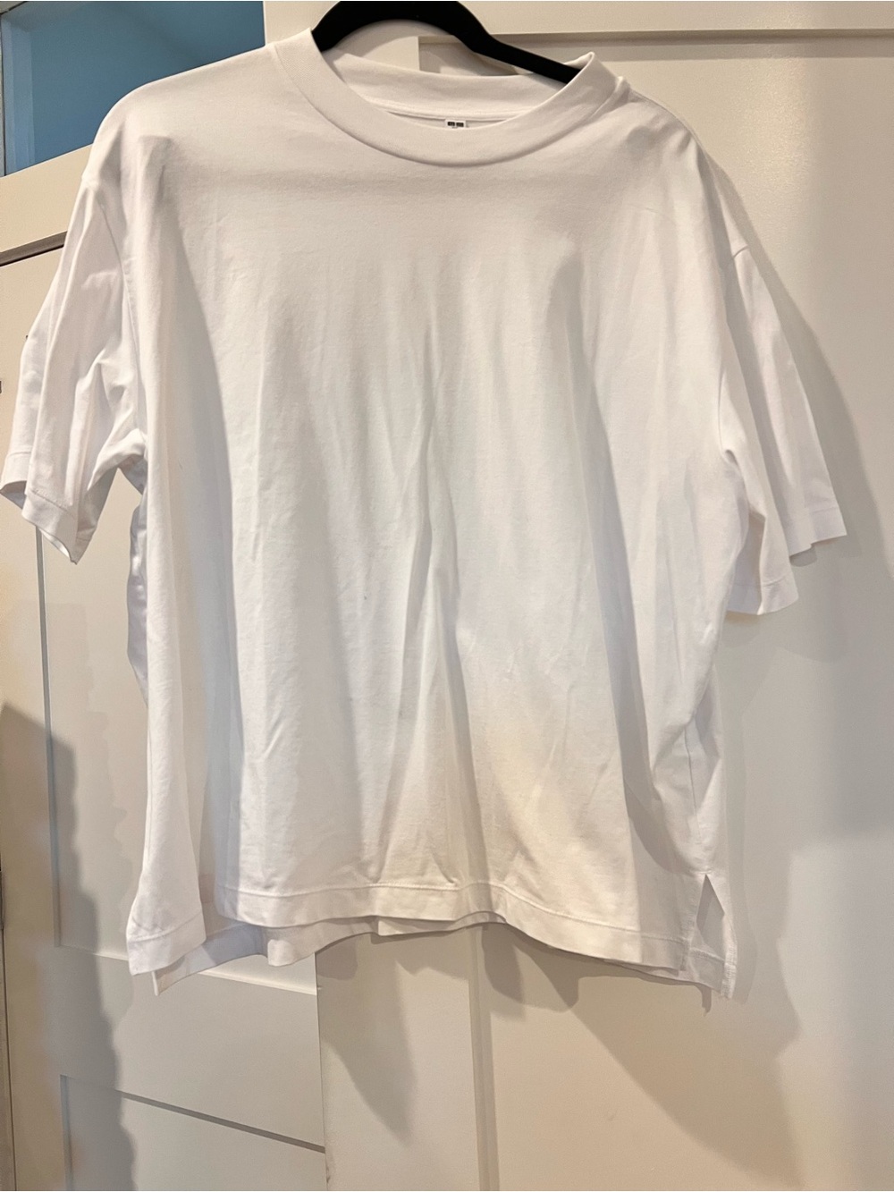 Uniqlo White Short-Sleeve Crewneck T-Shirt